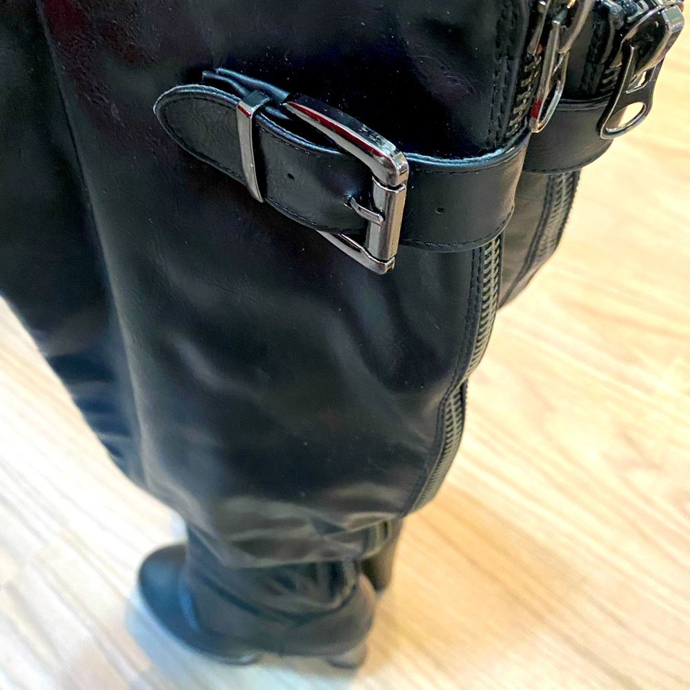 Women’s knee high leather boots